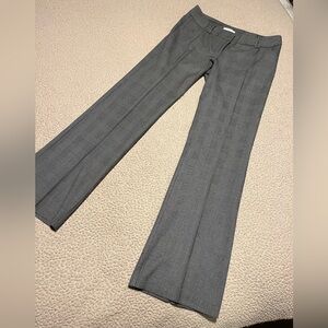Size 0 - New York & Company Charcoal Checkered Trousers